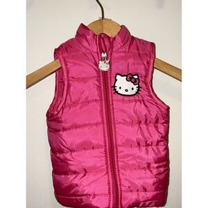HELLO KITTY Pink Zip Up Vest 24 MO Girlie